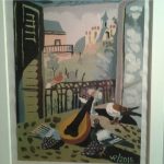 Inspirat de Severini/ Fereastra cu porumbe