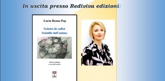 Nou volum bilingv de poezie apărut la editura Rediviva din Milano: „Scântei de suflet – Scintille dell’animo” de Lucia Ileana Pop