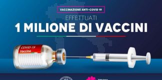 Italia a depășit un milion de persoane vaccinate și este prima în UE la numărul de vaccinuri administrate