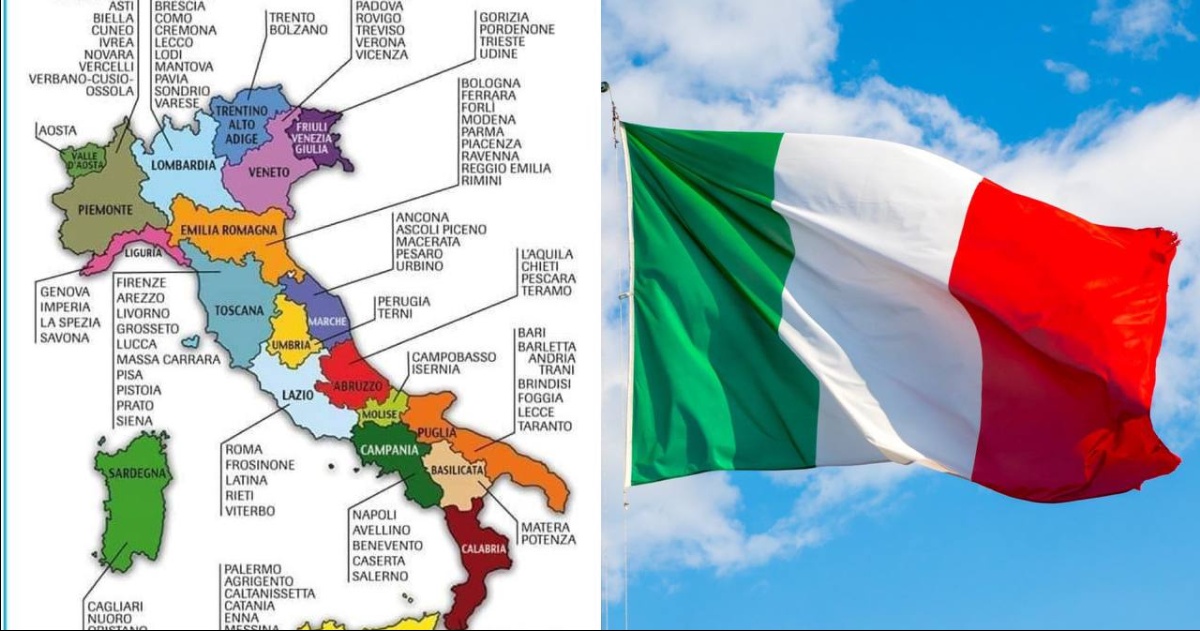 Le regioni e le province d’Italia.  Panoramica di base della struttura amministrativa