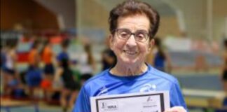 Italiancă în vârstă de 90 de ani, record mondial în cursa de 200 de metri la categoria ei de vârstă 700-2024011514733 (2)