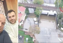 VIDEO | Român erou în Italia, alături de un coleg albanez. Au salvat un tată și pe fiica lui dintr-o mașină luată de viitură 1200-20251025164244