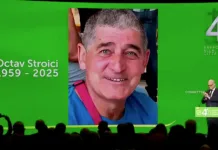 VIDEO | Octav Stroici, muncitorul român mort în Italia după prăbușirea Torre dei Conti, aplaudat și omagiat la un eveniment public din Roma 1