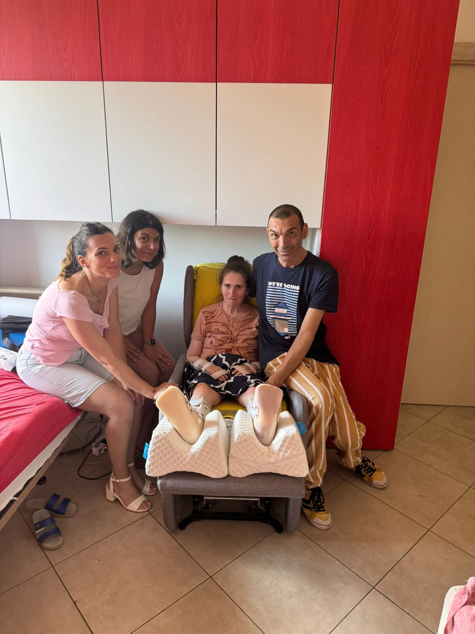 Sabina e Sergio con Vittoria Baldino e Federica Dieni Sabina e Sergio con Vittoria Baldino e Federica Dieni