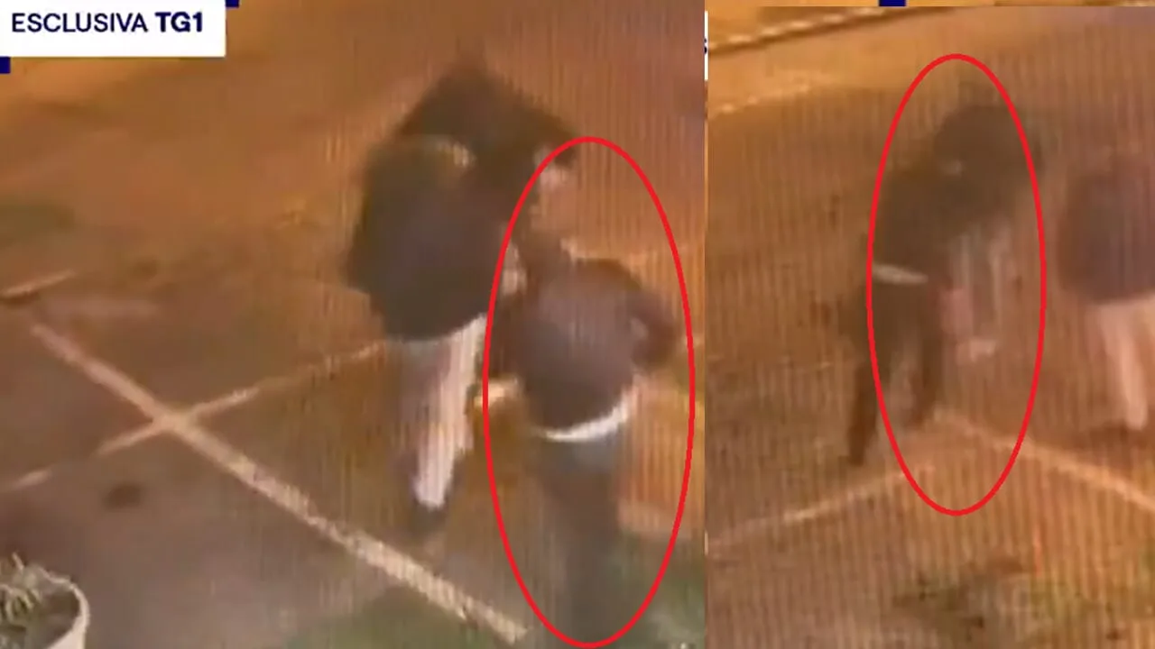 omicidio barista sarezzo zakabluk frame tg1 sequenza omicidio barista sarezzo zakabluk frame tg1 sequenza