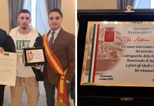 Tânăr român, erou în Italia la numai 18 ani. A salvat un bătrân dintr-un apartament cuprins de flăcări 1