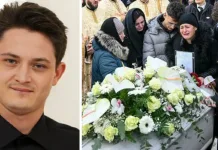 Durere sfâșietoare în Italia la înmormântarea tânărului ucis de un polițist. „Uite, Sergiu, câți oameni sunt aici. Trebuiau să te vadă căsătorindu-te, nu murind” 1