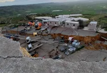 Alunecare de teren în Italia: 500 de oameni evacuați, școlile închise și risc de izolare a unui oraș 1