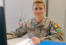 O româncă a lăsat Italia după 12 ani pentru uniforma militară: Cristina Anghel, fruntaș în Armata Română 1