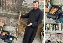 Biserică românească din Italia, vandalizată. Apelul preotului: „Trebuie să existe respect pentru acest loc istoric și religios” 1200-2026022210474 (3)