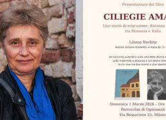 „Cireșe amare” în Italiană ajunge la Milano pe 1 martie. Publicată în România în 2015, cartea a apărut din nou în Italia în urma emisiunii „Che ci faccio qui”, Rai3 1200-33127301_1115150347350392_976385747874351801_n