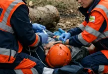 Grav accident de muncă în Italia pentru un muncitor român de 26 de ani. Un copac a căzut peste el 1
