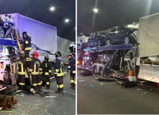 Șofer român, mort în Italia după un impact violent între două TIR-uri. Tragedia s-a petrecut într-un tunel de pe autostradă 1