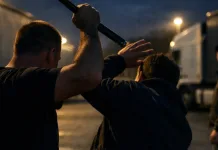 Șofer român de TIR, arestat în Italia după ce a lovit cu ranga un alt coleg român. „Îți tai capul și mă joc fotbal cu el în parcare” 1