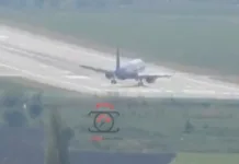 VIDEO | Aterizare de coșmar pentru pasagerii unui avion din Italia spre România. Rafalele puternice de vânt le-au provocat emoții intense pasagerilor 1
