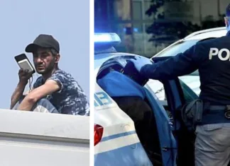 Românul care a ținut Italia cu sufletul la gură, amenințând că se aruncă de pe acoperișul unui bloc, a coborât după aproape 60 de ore 1