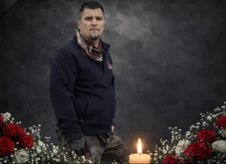 Român mort pe un șantier din Italia, omagiat de familie la locul tragediei. Rudele dezmint informațiile conform cărora muncea la negru 1200-20260412122656