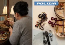 Badantă din Italia, fura bijuteriile bătrânei și le ducea acasă. Polițiștii au găsit bunurile ascunse în locuința îngrijitoarei 1