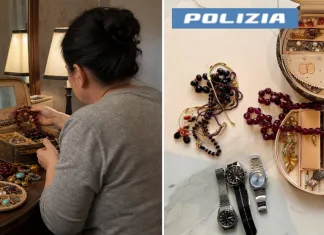 Badantă din Italia, fura bijuteriile bătrânei și le ducea acasă. Polițiștii au găsit bunurile ascunse în locuința îngrijitoarei 1