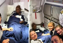 Emoții puternice la bordul unui avion care se îndrepta spre Italia. O pasageră a născut în timpul zborului, ajutată de alți călători 1