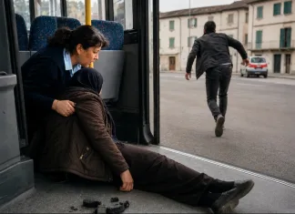 Badantă din Italia, lovită cu ciocanul în autobuz. Agresorul a fugit și este căutat de poliție 1200-2026051094223 (8)