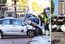 Scene cumplite în Italia: Două persoane au rămas fără picioare după ce o mașină a intrat în trecători 1200-20260517113828