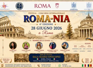 Excelența artistică revine în Capitala Italiei: Ediția a IV-a a Festivalului-Concurs Internațional „ROMA-NIA” reunește talentele diasporei. Înscrieri până pe 15 iunie 1