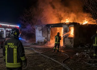 Român găsit mort în Italia, după un incendiu izbucnit într-o clădire. Pompierii au găsit cadavrul după stingerea flăcărilor 1