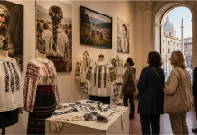 Expoziție dedicată iei românești, organizată în Italia de Asociația Alma Mater 1