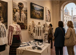 Expoziție dedicată iei românești, organizată în Italia de Asociația Alma Mater 1