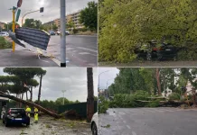 Tornadă puternică în Italia: 60 de copaci doborâți, mașini avariate, străzi închise și numeroase echipaje de pompieri mobilizate 1