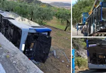 Tragedie în Italia: pasager mort după ce autobuzul în care se afla s-a răsturnat. Alți doi pasageri au fost răniți 1
