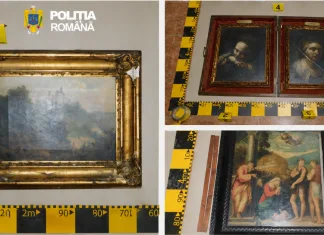 Tablouri în valoare de 90.000 de euro, furate din Italia, recuperate în România. Patru români sunt vizați de anchetă 1