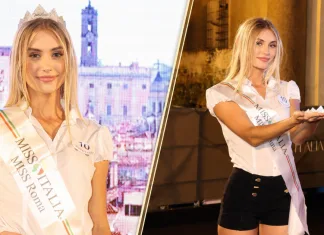 Mamă româncă de 22 de ani din Italia, câștigătoarea titlului Miss Roma 2026. Cristina va reprezenta capitala peninsulei la Miss Italia 1