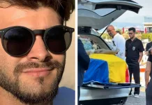 VIDEO | Eroul român care a murit salvând un copil de la înec în Italia, condus pe ultimul drum. Omagiile emoționante aduse de localnici și autoritățile locale 1