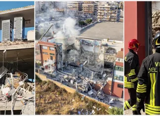 Cinci oameni dispăruți sub dărâmături în Italia și unul găsit mort după ce o clădire s-a prăbușit. „Am ieșit cu două minute înainte” 1
