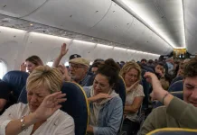 Haos pe un zbor din Italia, pasageri evacuați din avion după o invazie de țânțari la bord 42418b9a-bf09-4755-b9ec-dc6663efa371