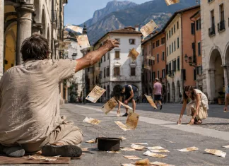 Scene incredibile în Italia: un om al străzii a apărut cu o valiză plină cu bani și i-a împărțit trecătorilor 97a7800a-e296-4907-99d2-7e77b5adad98