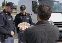 Un român din Italia le-a oferit șpagă polițiștilor pentru a evita amenzi de peste 8.000 de euro. Acum riscă până la 5 ani jumate de închisoare 1