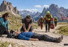 Român găsit inconștient pe un traseu montan din Italia. Transportat de urgență la spital 7BA39D75-9B30-4C2D-9DD1-9881E5DE369D