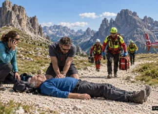 Român găsit inconștient pe un traseu montan din Italia. Transportat de urgență la spital 7BA39D75-9B30-4C2D-9DD1-9881E5DE369D