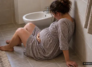 Femeie din Italia, s-a dus la baie crezând că are indigestie și a născut un copil. Nu știa că este gravidă 1