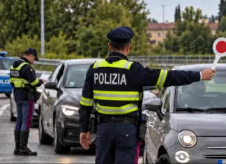 Româncă prinsă beată la volan în Italia. Conducea cu o roată distrusă și habar nu avea unde se află 1200-2026101119281