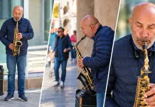 Povestea unor români mulțumiți de viața lor în Italia: el cântă la saxofon pe stradă, ea lucrează ca badantă 89c15d7c-5a96-491f-b4d0-e743c413868a