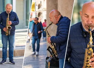 Povestea unor români mulțumiți de viața lor în Italia: el cântă la saxofon pe stradă, ea lucrează ca badantă 89c15d7c-5a96-491f-b4d0-e743c413868a